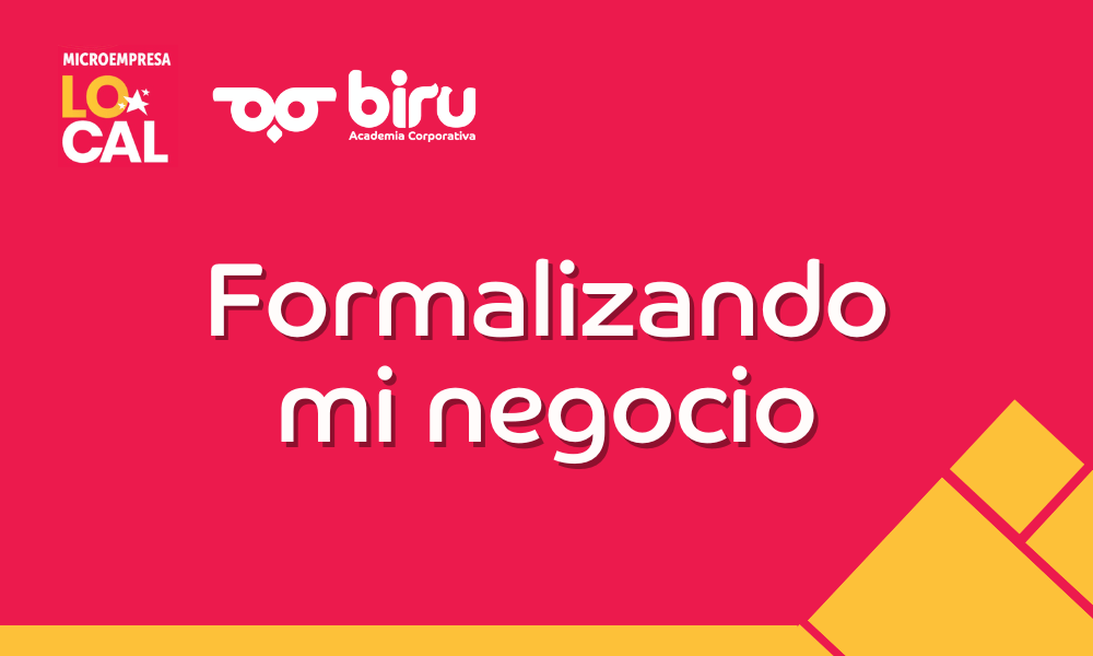 Formalizando mi negocio
